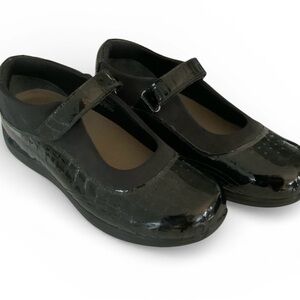 DREW Women’s Black Patent Leather Shoes Sz 10.5WW NEW Mary Jane Comfort